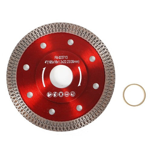 Solid Spare 4" Dry Wet Super Thin Diamond Porcelain Saw Blades Ceramic Cutting Disc Wheels