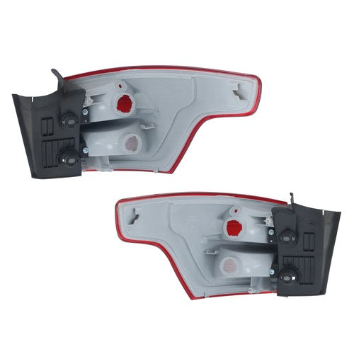 Solid Spare 2pcs Left+Right Red Rear Tail Light Brake Lamp For Ford Escape 2013-2016 Halogen