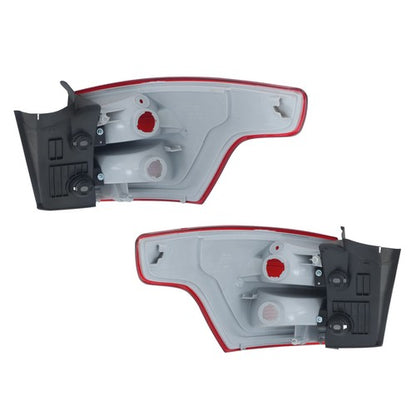 Solid Spare 2pcs Left+Right Red Rear Tail Light Brake Lamp For Ford Escape 2013-2016 Halogen