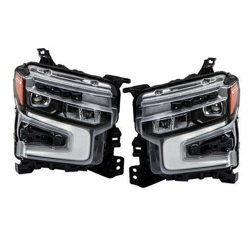 Solid Spare Headlights For Chevy Silverado 1500 ZR2 2022 2023 2024 Pair LED Left+Right Side