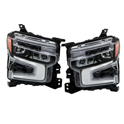 Solid Spare Headlights For Chevy Silverado 1500 ZR2 2022 2023 2024 Pair LED Left+Right Side