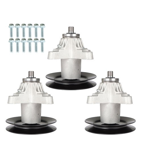 Solid Spare 3 x Spindle Assembly For Cub Cadet MTD Troy Bilt 50 54 618-04125 918-04126