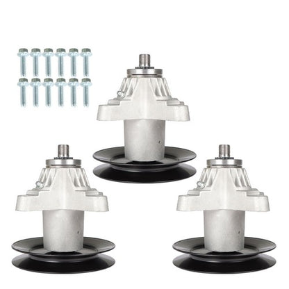 Solid Spare 3 x Spindle Assembly For Cub Cadet MTD Troy Bilt 50 54 618-04125 918-04126
