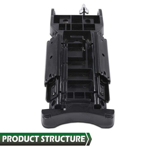 Solid Spare Center Console Lid Armrest Sliding Mechanism Fit For 2006-2011 Honda Civic Black