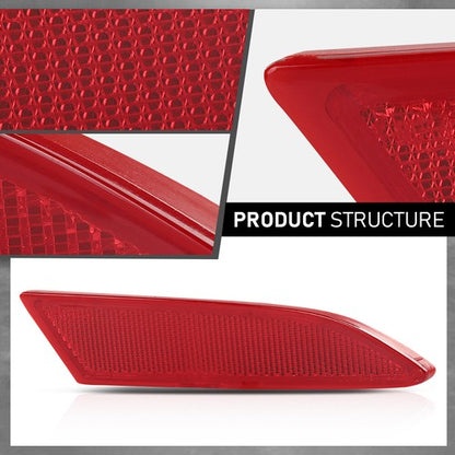 Solid Spare Fit For 2012-2018 Ford Focus Sedan Rear Bumper Reflector Right Side FO1185101