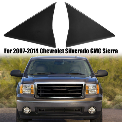 For 2007-2014 Chevrolet Silverado GMC Sierra Pair Interior Door Upper Trim Panel