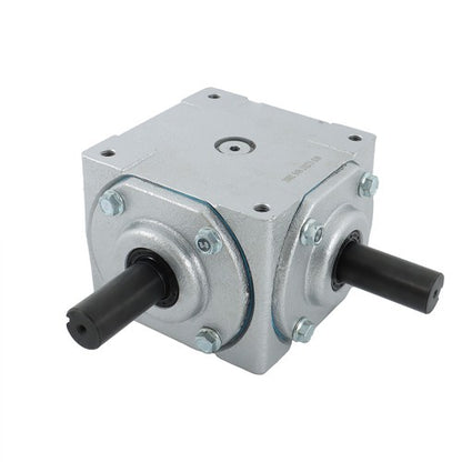 Solid Spare 40 HP Right Angle Gearbox 19455-SR-KW-KW-GR For Crosshole And Keyed Shaft