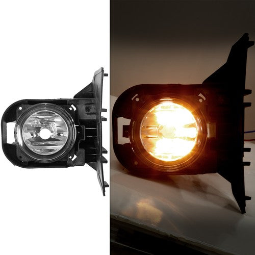 Solid Spare Driver Left Fog Light Lamp For 00-04 Ford F-150 F150 Harley Davidson w/ Bracket