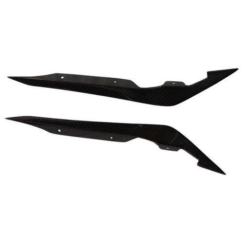 4PCS Carbon Fiber Front Bumper Side Blade Canard Fin For 22-24 Subaru WRX VB S4
