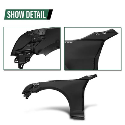 Solid Spare Fender Front Passenger Side GM1241380 84110676 Fit For 2013-2018 Cadillac ATS