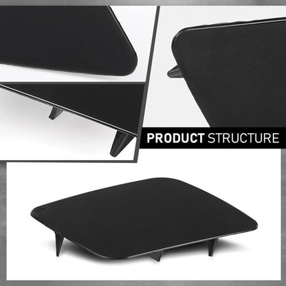 Solid Spare Fit For 2005-2008 Audi A6 Quattro Headlight Washer Cover Cap Left & Right Side