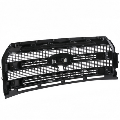 For Ford F-150 Platinum 2015-2017 Front Upper Grille W/ Camera Hole Matte Black