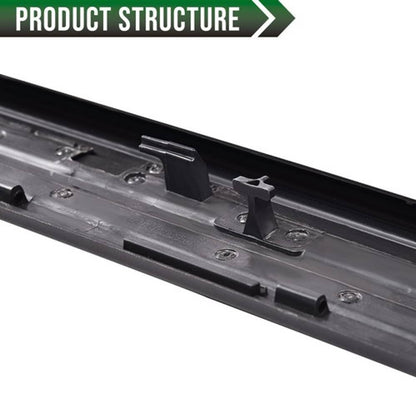 Solid Spare Fit For 2009-2014 Ford F150 Flexible Flex Step Tailgate Molding Trim Black New