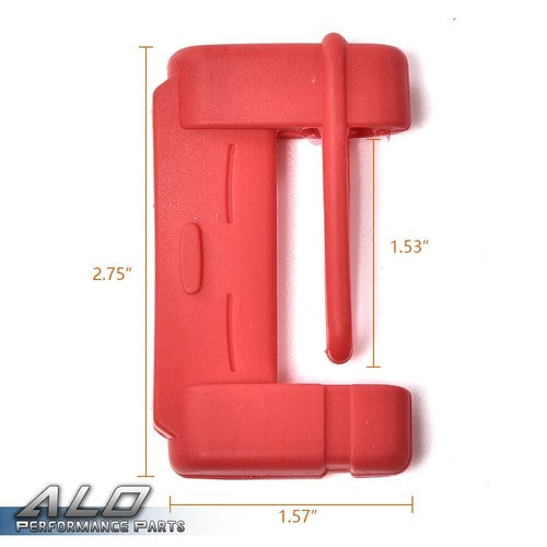 Solid Spare 2PC Car SUV Seat Belt Buckle Clip Silicone Anti-Scratch Cover Safety Accessories