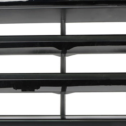 Solid Spare Front Bumper Upper Grille Assembly ABS Black For Chevy Silverado 1500 2016-2018