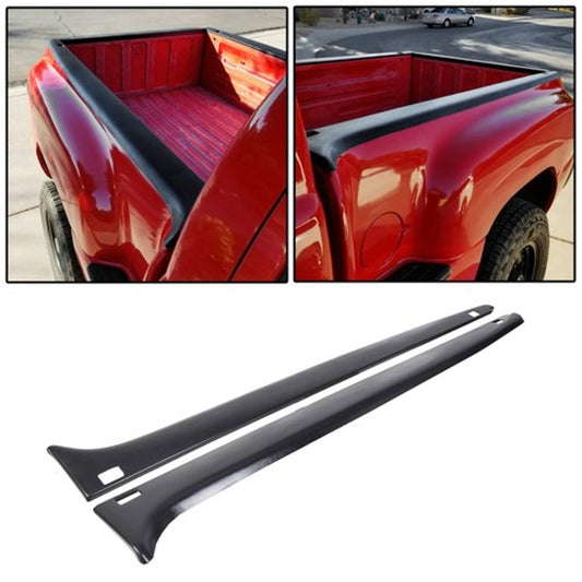 Solid Spare For 1999-2005 2003 Chevy Silverado GMC Sierra 1500 Stepside LH RH Bed Rail Caps
