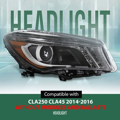 Solid Spare Xenon Headlight Right Side Fit For 2014-2016 Mercedes-Benz CLA-Class CLA250