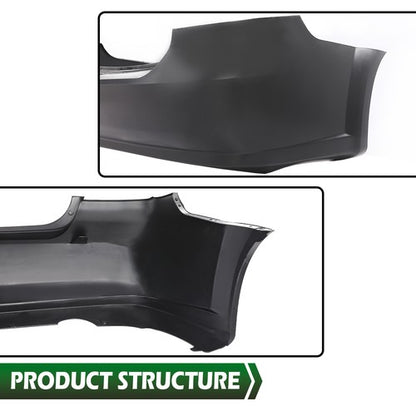 Solid Spare Fit For 2007-2011 Chevrolet Aveo Sedan Rear Bumper Cover Fascia New