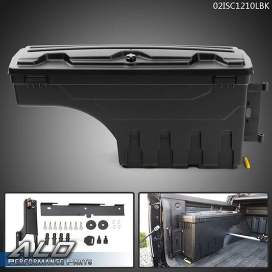 Solid Spare Fit For Ford F250 F350 Super Duty 2007-2020 Truck Bed Storage Tool Box Left