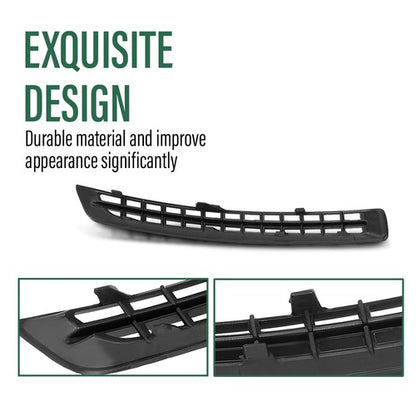 Solid Spare Front Lower Bumper Cover Grille Molding Left Side Fit For 2007-2014 Volvo XC90