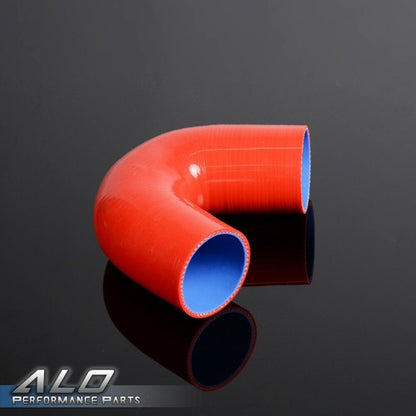 Solid Spare New Red 8mm 135 Degree Hose Turbo Silicone Elbow Coupler Pipe Hose Kit