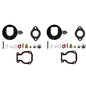 Solid Spare 2× 398453 Carburetor Carb Kit W/ Float For Johnson Evinrude 9.9HP 15HP 1974-1988
