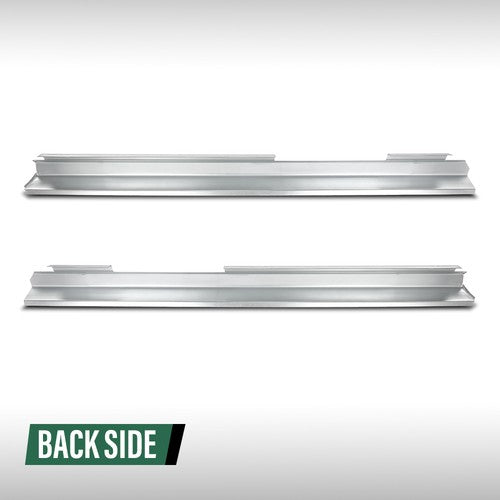 Solid Spare Fit For 2002-2007 Jeep Liberty 4 Door Slip-on Outer Rocker Panels Left+Right