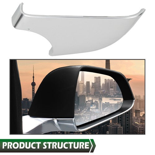 Solid Spare Fit For 2017-2022 Tesla Model 3 Right Side Door Mirror Cover Lower Holder Silver