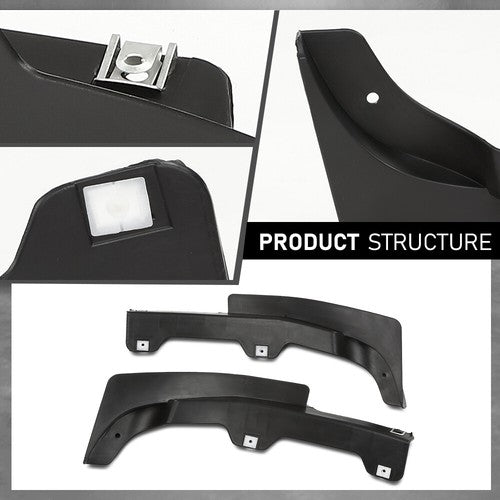 Solid Spare Fit For 2009-2017 Audi Q5 Front Fender Splash Shield Extension Wheel Spoiler