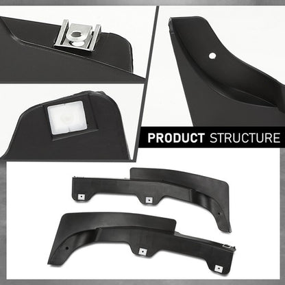 Solid Spare Fit For 2009-2017 Audi Q5 Front Fender Splash Shield Extension Wheel Spoiler