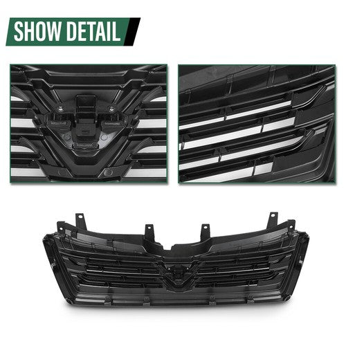 Solid Spare Fit For 22-24 Subaru Forester Sport Front Bumper Upper Grille Grill J1010SJ260