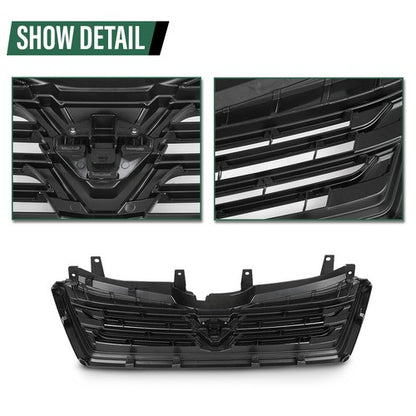 Solid Spare Fit For 22-24 Subaru Forester Sport Front Bumper Upper Grille Grill J1010SJ260
