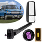 Solid Spare Power Mirror Heated w/Light Passenger Side For Chevy Kodiak C4500 C5500 2003-09