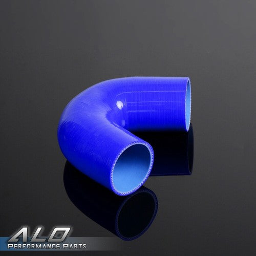 Solid Spare Fit For 55mm 135 Degree Hose Turbo Silicone Elbow Coupler Pipe Blue Hose New