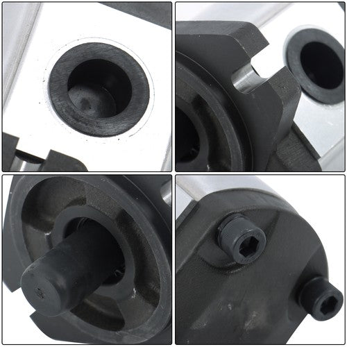 Solid Spare 2-10 GPM Hydraulic Gear Pump 3/4" Keyed Shaft CCW Cast Iron Flange SAE A-2 Bolts