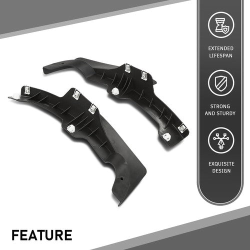Solid Spare Fit For 2009-2017 Audi Q5 Front Fender Splash Shield Extension Wheel Spoiler