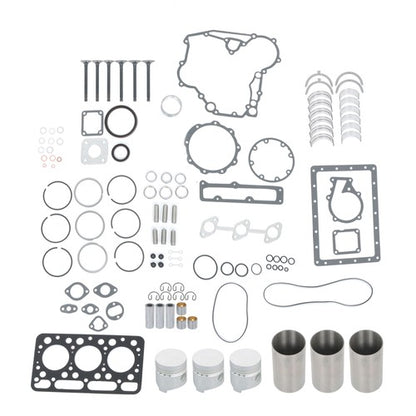 Solid Spare Overhaul Rebuild Kit For Kubota L235 L2350 L2050DT L235DT L1802 D1102 Engine