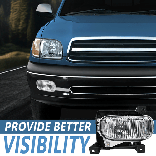 Solid Spare Fit For 00-06 Toyota Tundra Front Bumper Fog Lights Driving Lamps w/ Bulbs