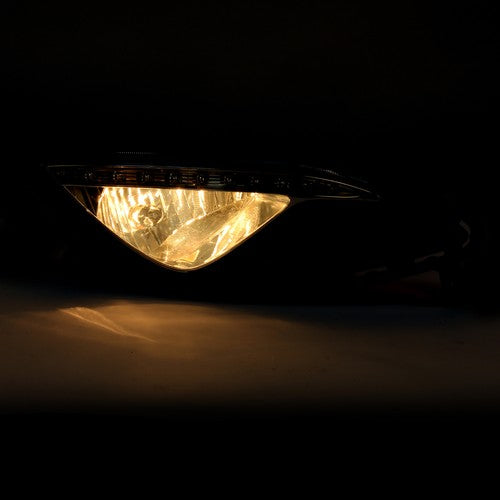 Solid Spare Fog Light Lamp + Cover + Connector RH/Passenger For Hyundai 13-17 Genesis Coupe
