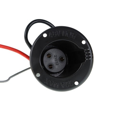 Solid Spare For Club Car Golf Cart 48 Volt Charger Receptacle And Fuse Kit 101802101
