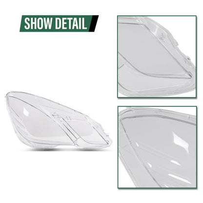 Solid Spare Fit For 2009-2013 Mercedes-Benz E Class W212 4-Door Headlight Replacement Lens