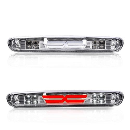 Solid Spare Fit For 07-2014 Chevy Silverado GMC Sierra Clear LED 3rd Brake Light Cargo Lamp