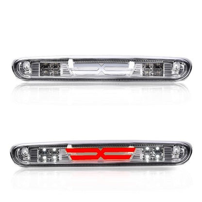 Solid Spare Fit For 07-2014 Chevy Silverado GMC Sierra Clear LED 3rd Brake Light Cargo Lamp