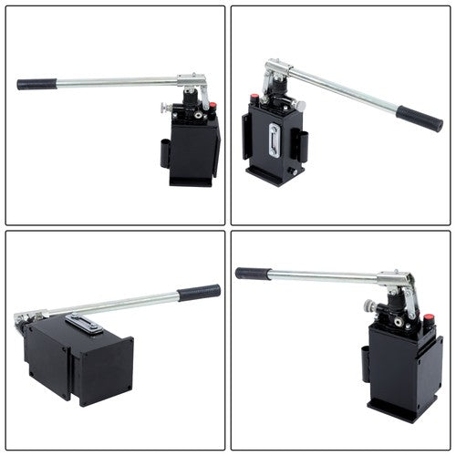 Solid Spare 1.5 CID Hydraulic Hand Pump With Release Knob Single Acting Cylinder