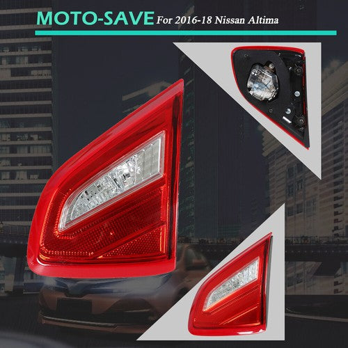 Solid Spare Passenger Right Side LED Inner Red Brake Tail Light For Nissan Altima 2016-2018