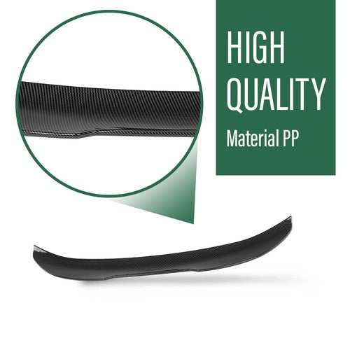 Solid Spare Fit For 2007-2013 BMW E92 M3 Coupe Carbon Look PSM Style Rear Trunk Spoiler Wing