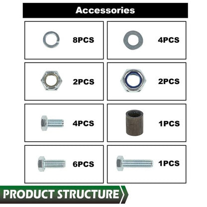 Solid Spare For 79-04 Mustang LS1 5.3L 6.0L Engine Swap Adapter Plates w/ 4.6L Solid Mount