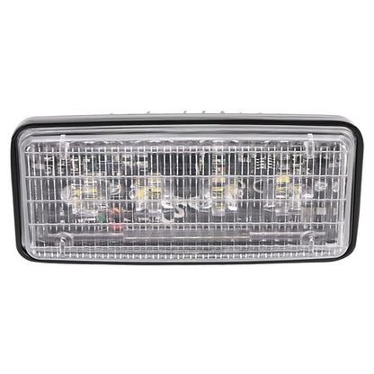 Solid Spare For John Deere Clear Plastic PC LED Headlight 7200 7400 7600 7700 #RE161288