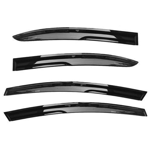 Solid Spare Window Rain Guard Visors 4-Door Sedan For Honda Civic 2006-2011 Mugen II Style