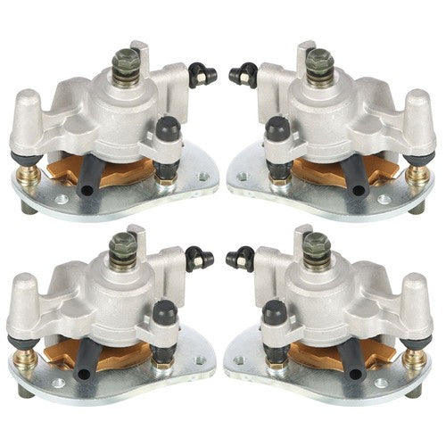 Solid Spare For Yamaha YFM700F/P Grizzly 700 2007-2020 Front & Rear Brake Calipers w/Pads